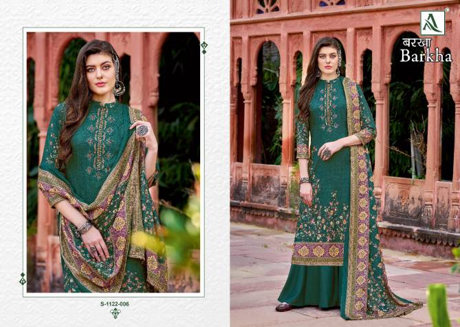 Alok Barkha Casual Wear Wholesale Pashmina Dress Material Catalog
